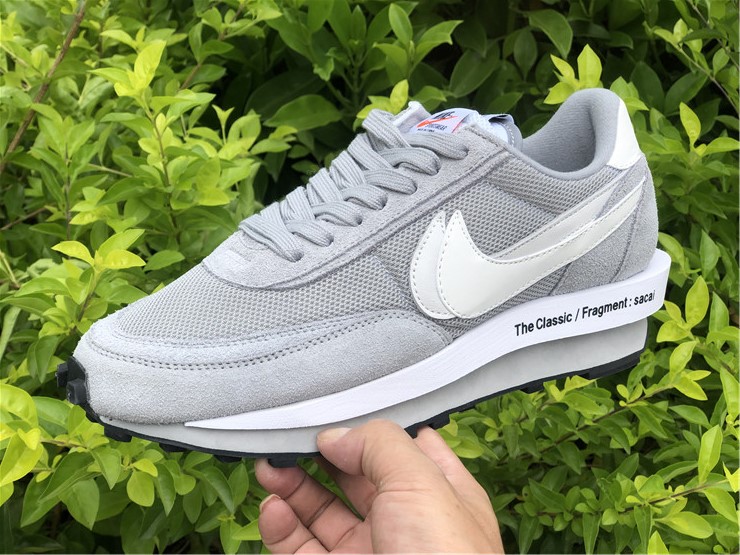 Fragment x Sacai x Nike LD Waffle ''White Grey''