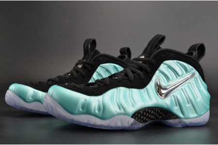 Nike Air Foamposite Pro Island Green Metallic Platinum mens