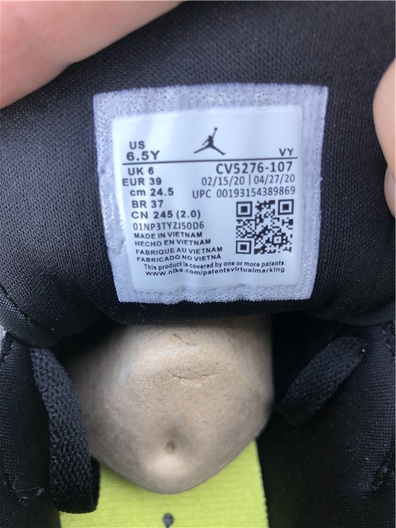 Air Jordan 1 Mid Black Yellow