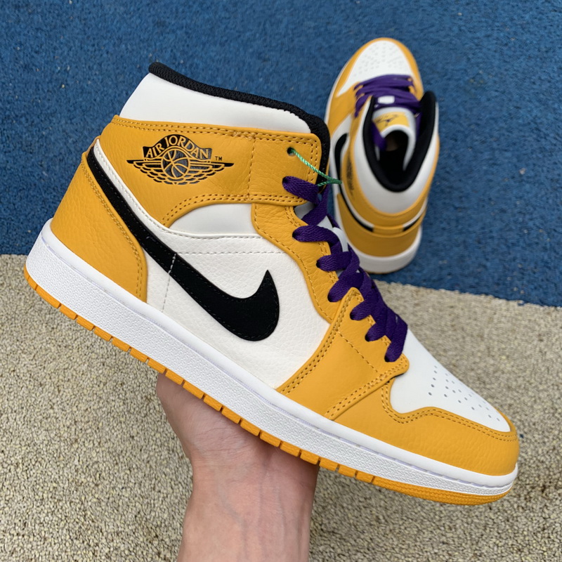 Jordan 1 Mid Lakers