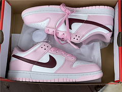 Nike Dunk Low Pink Foam Red White GS