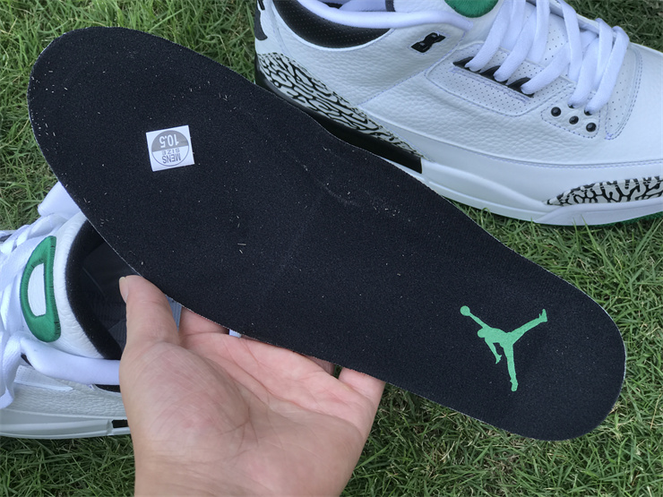 Air Jordan 3 Oregon White, Black and Green Ducks
