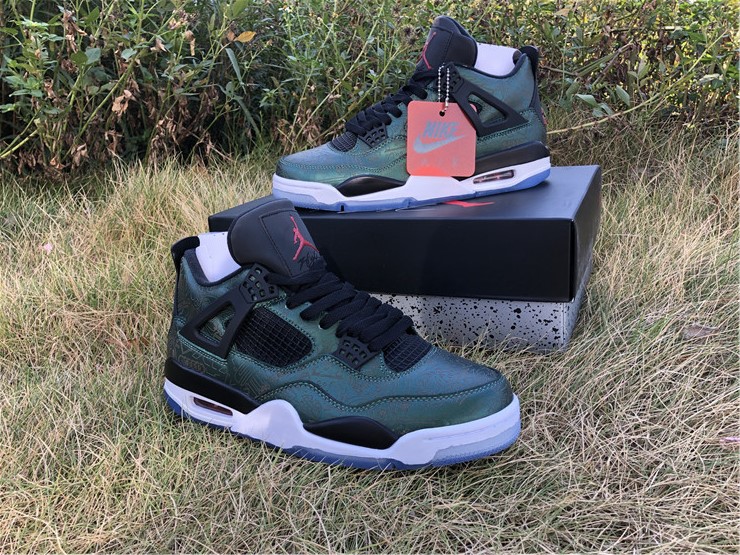 Air Jordan 4 Green Burst