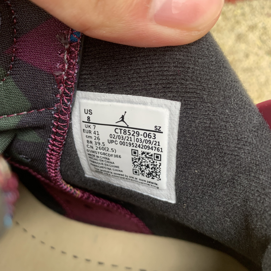 Air Jordan 6 Retro 'Bordeaux' GS