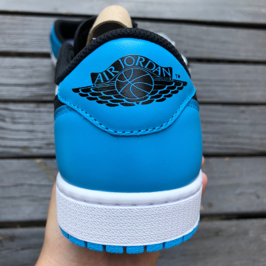 Air Jordan 1 Low OG UNC AJ1 Low-top black, white, and blue