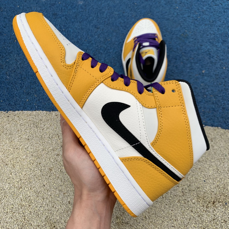 Jordan 1 Mid Lakers
