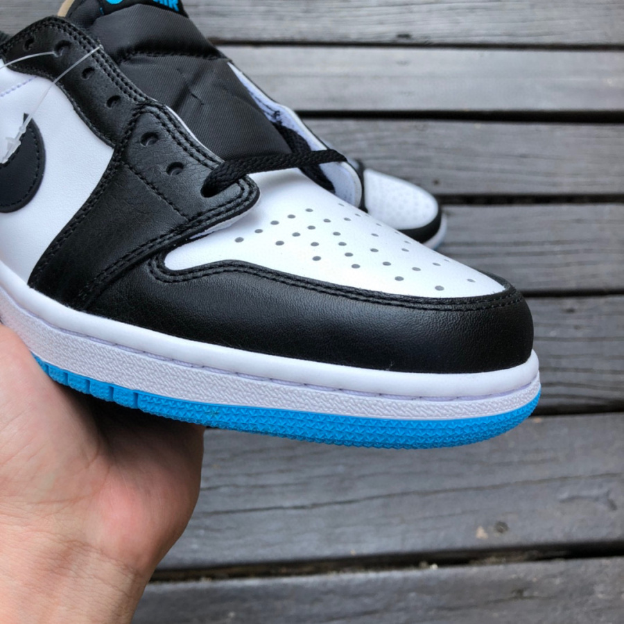 Air Jordan 1 Low OG UNC AJ1 Low-top black, white, and blue