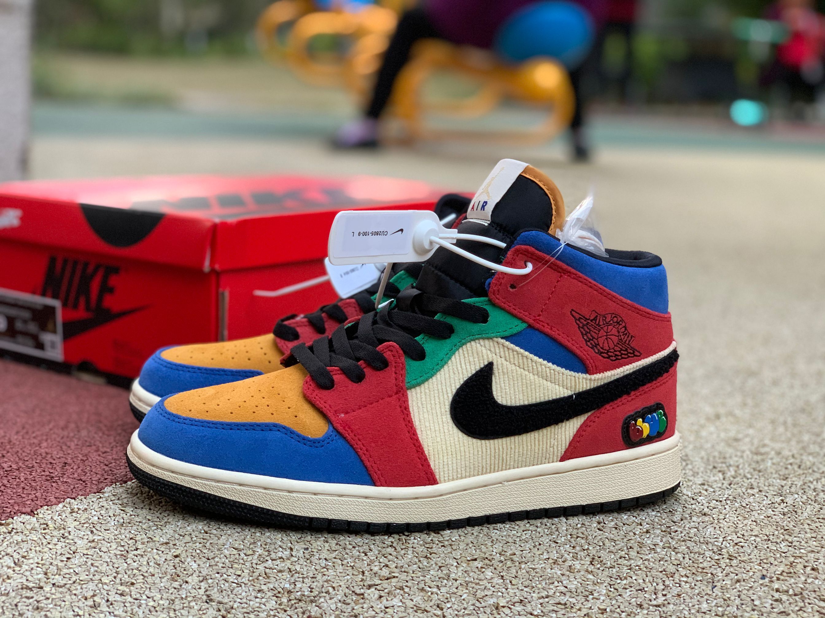 Jordan 1 Mid Fearless Blue the Great