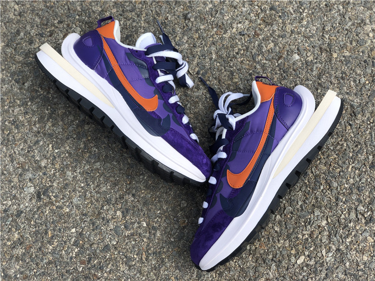Sacai x Nike VaporWaffle ''Purple Orange''