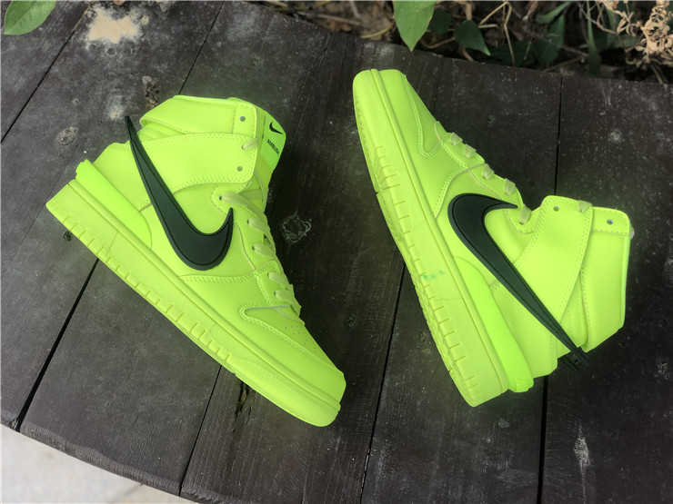 Ambush x Nike Dunk High ''Fluorescent Green''
