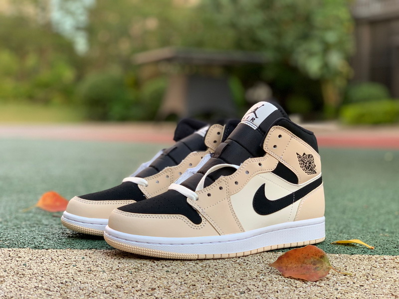 Jordan 1 Mid Barely Orange Light Violet