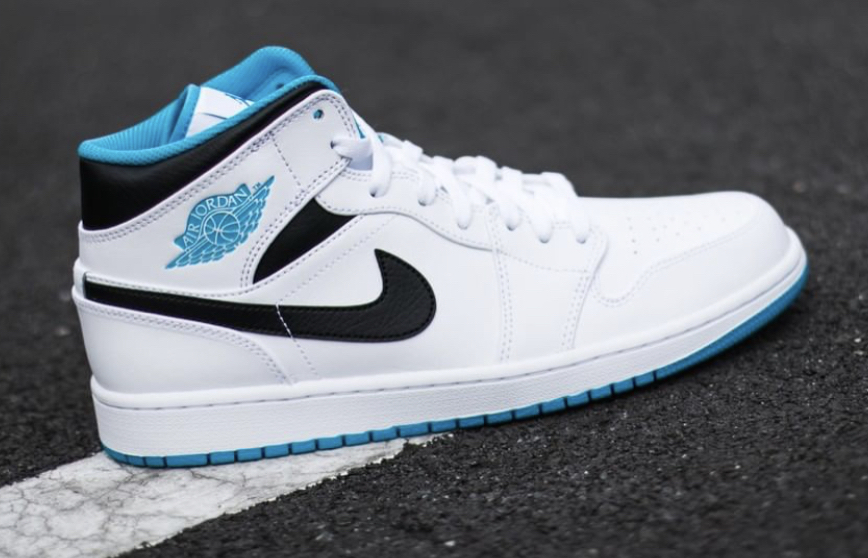 Air Jordan 1 Mid“ Laser Blue”