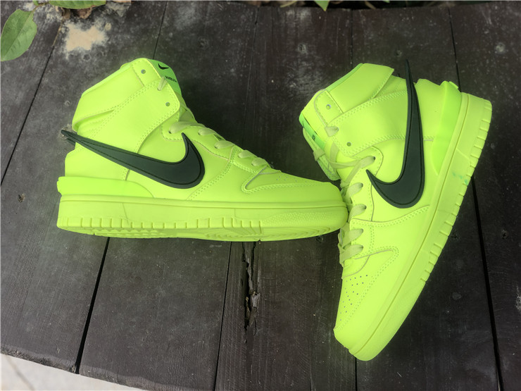 Ambush x Nike Dunk High ''Fluorescent Green''