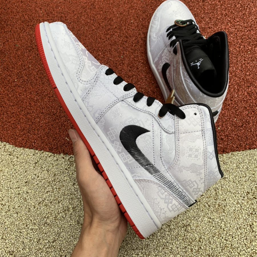 Jordan 1 Mid Fearless Edison Chen CLOT
