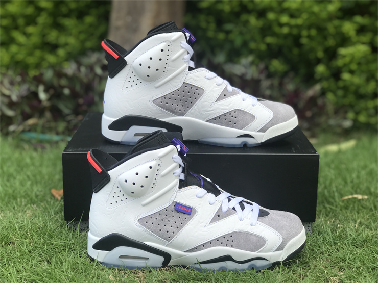 AIR JORDAN 6 Flint AJ6 UV gray crack
