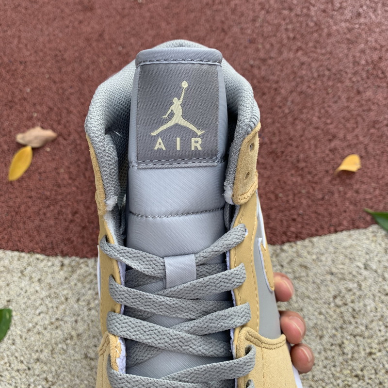 Jordan 1 Mid Mixed Textures Yellow
