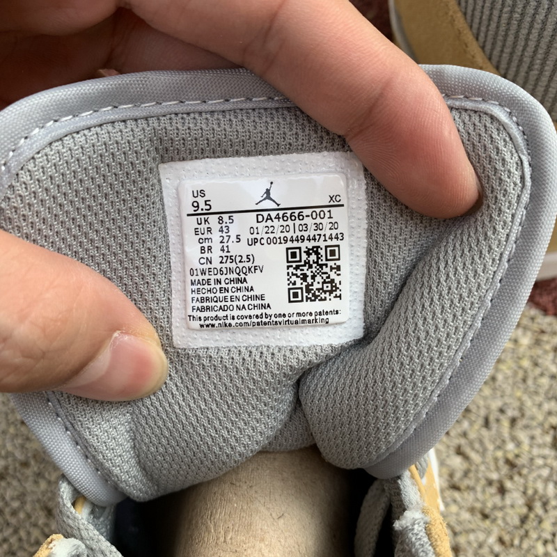 Jordan 1 Mid Mixed Textures Yellow