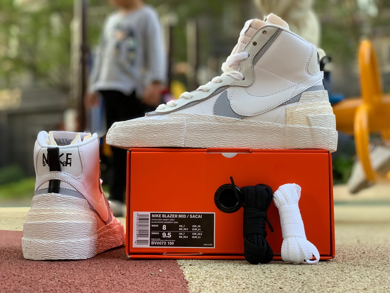 Nike Blazer Mid sacai White Grey