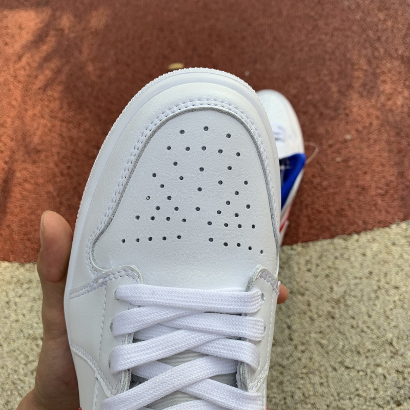 Jordan 1 Mid White Red Royal