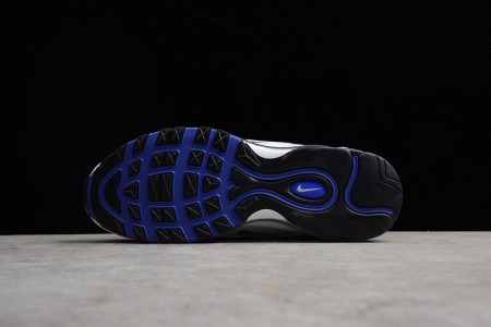 NIKE mens Air Max 97White/Black-Persin Violet