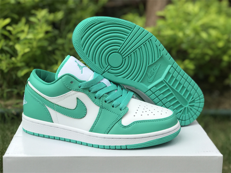 Air Jordan 1 Low White green