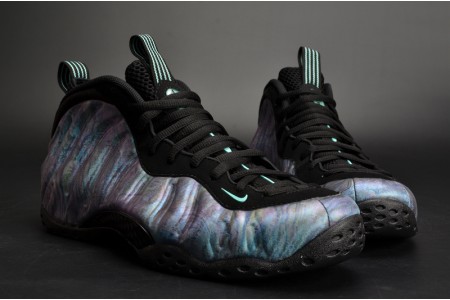 Nike Air Foamposite One PRM Abalone Black/Aurora Green mens