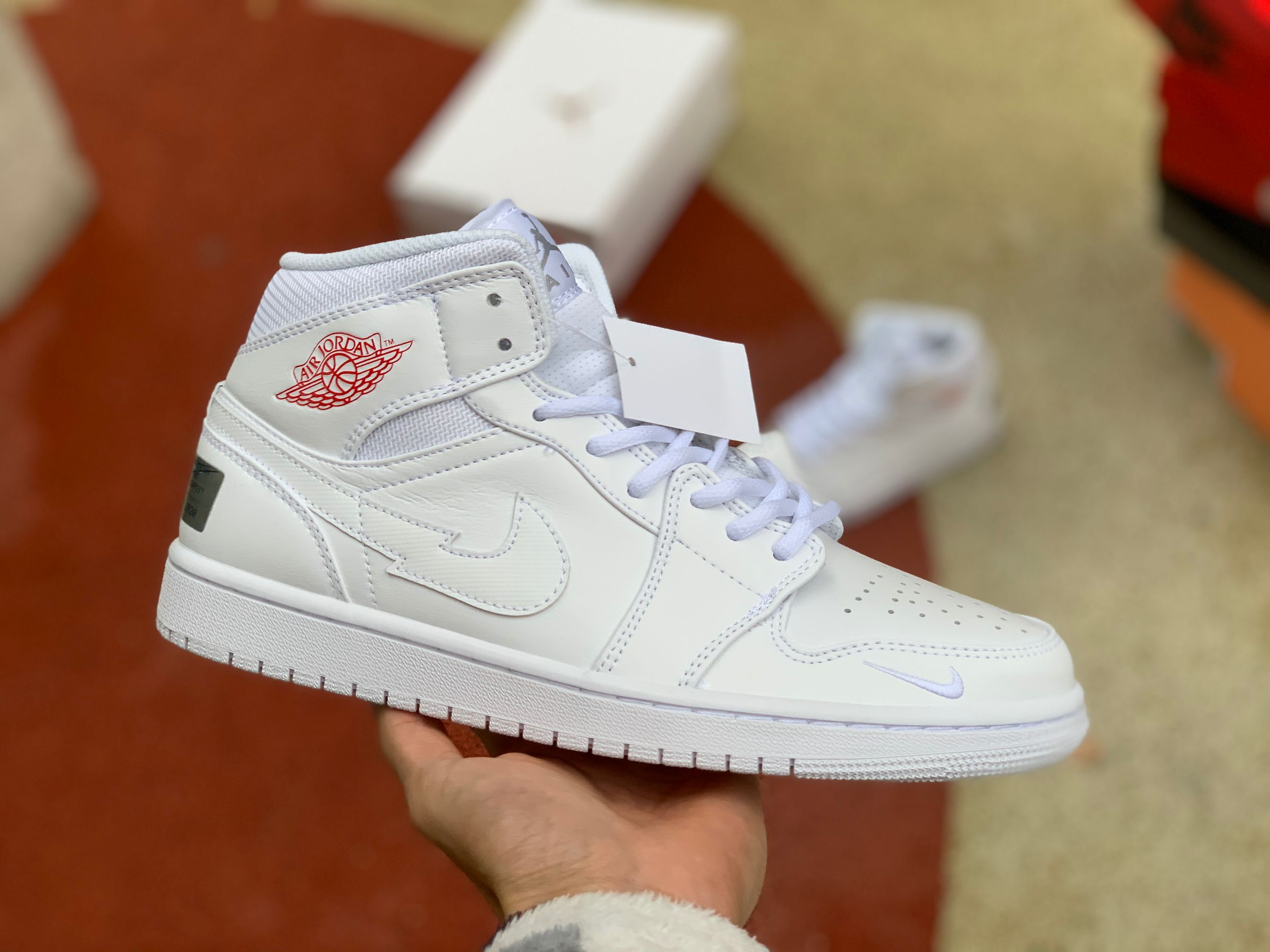 Jordan 1 Mid Nike Swoosh On Tour