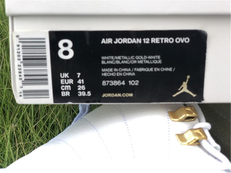 Air Jordan 12 OVO “White”