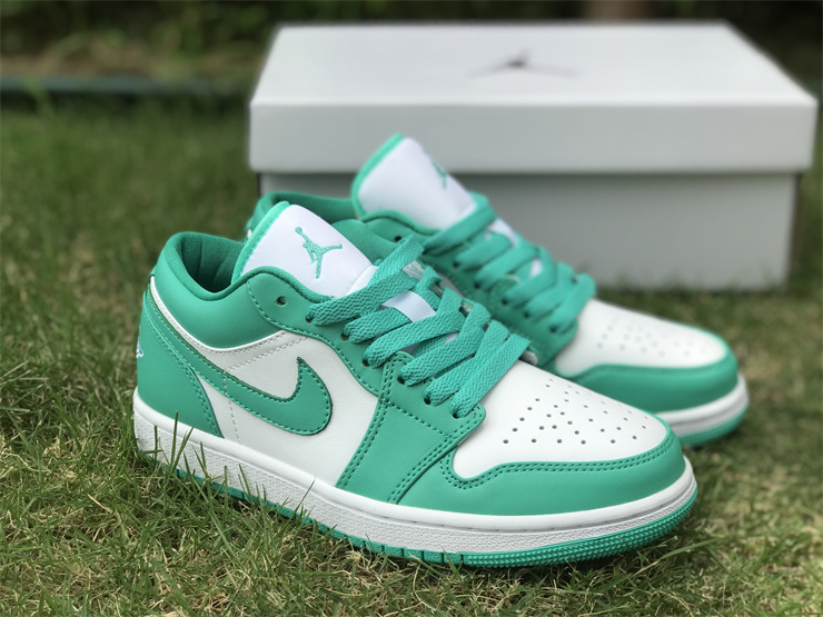 Air Jordan 1 Low White green