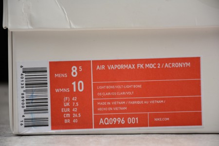 Nike Mens Air Vapormax FlyknitMoc 2 Acronym White