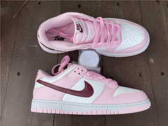 Nike Dunk Low Pink Foam Red White GS
