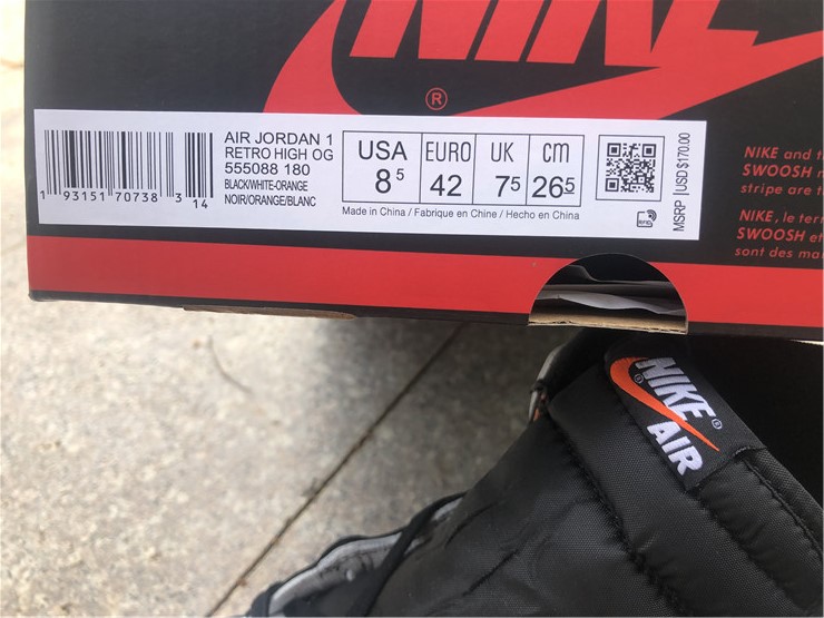 Air Jordan 1 High OG “Electro Orange”