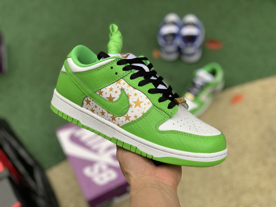 Supreme x Nike SB Dunk Low “Mean Green”