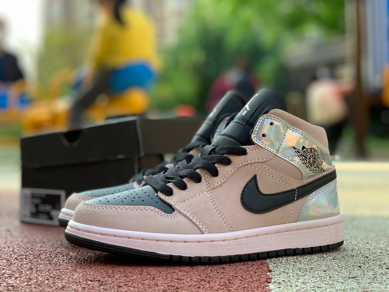 Jordan 1 Mid Dirty Powder Iridescent