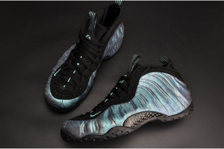 Nike Air Foamposite One PRM Abalone Black/Aurora Green mens