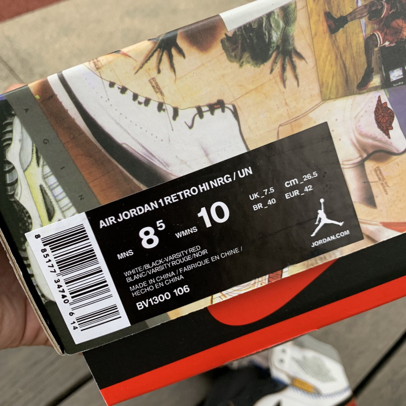 Union x Air Jordan 1 Retro High OG NRG White Red