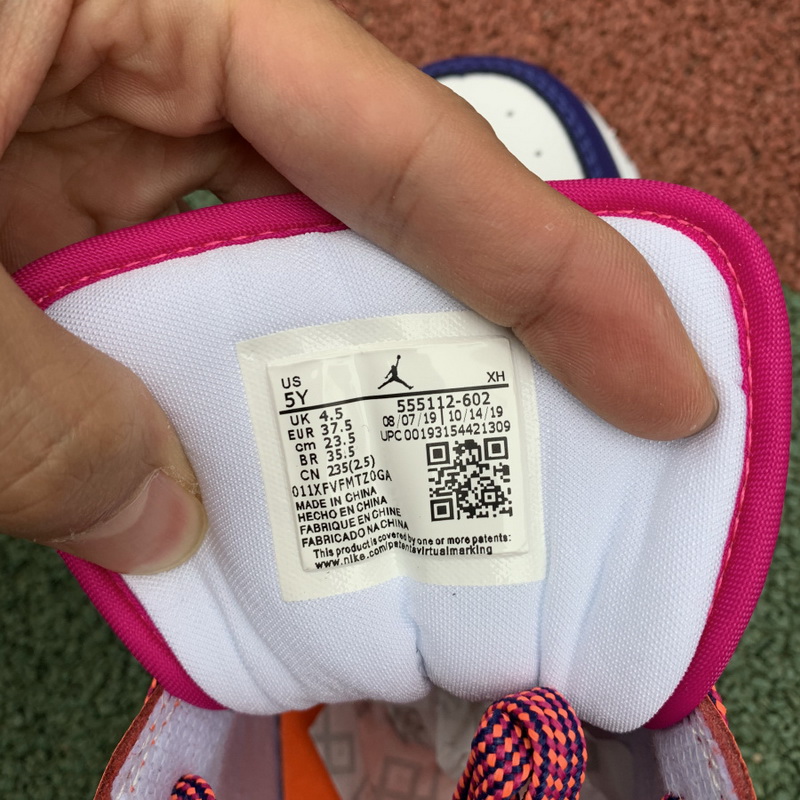 Jordan 1 Mid Fire Pink Barely Grape