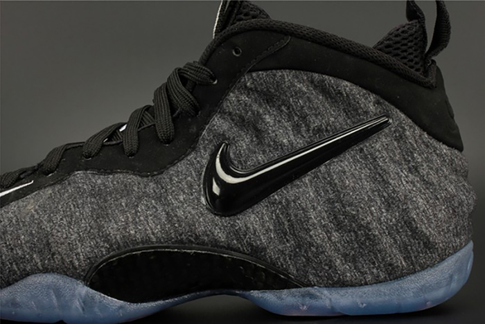 NIKE AIR FOAMPOSITE PRO TECH FLEECE dark grey mens