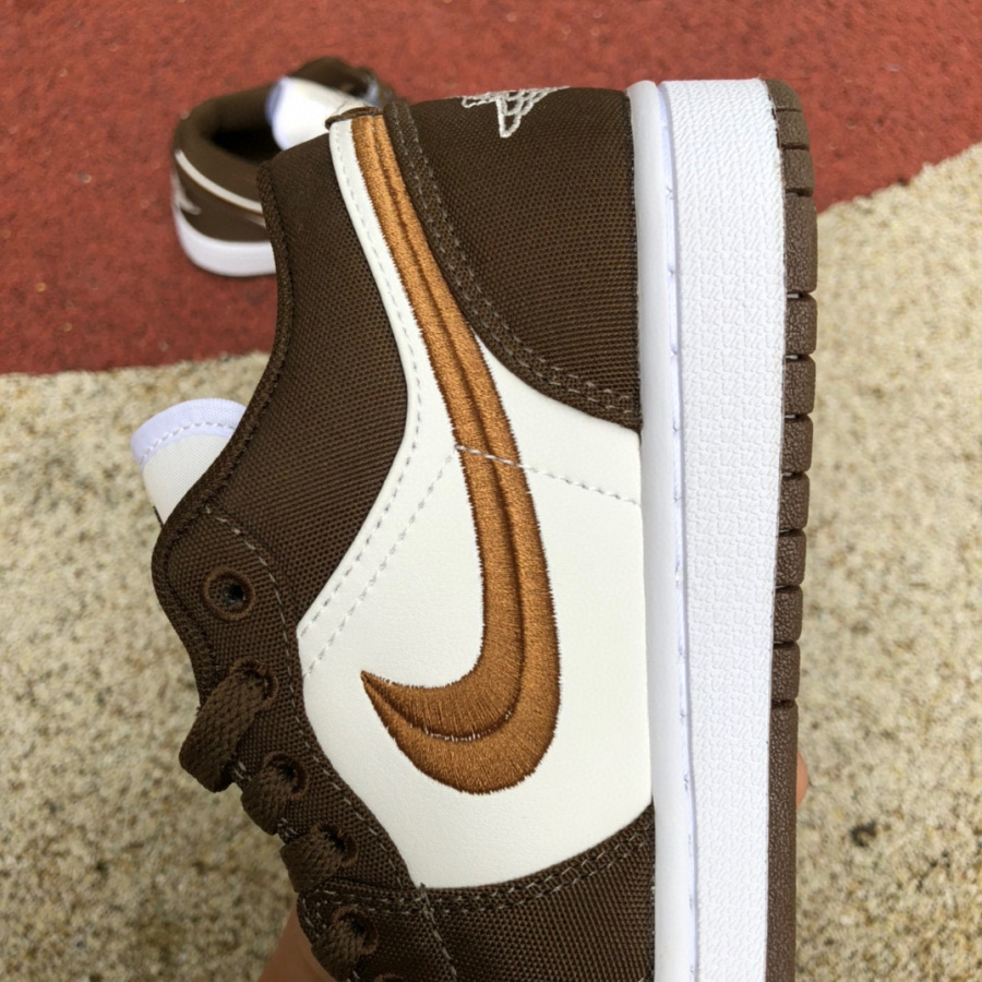 Air Jordan 1 Low SE Brown Canvas
