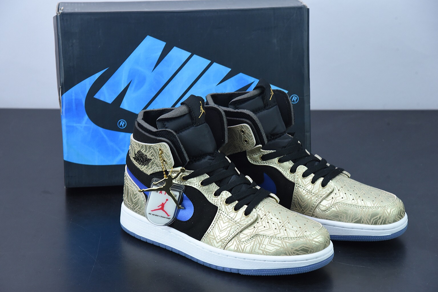 Air Jordan 1 High Zoom Air CMFT Gold Laser