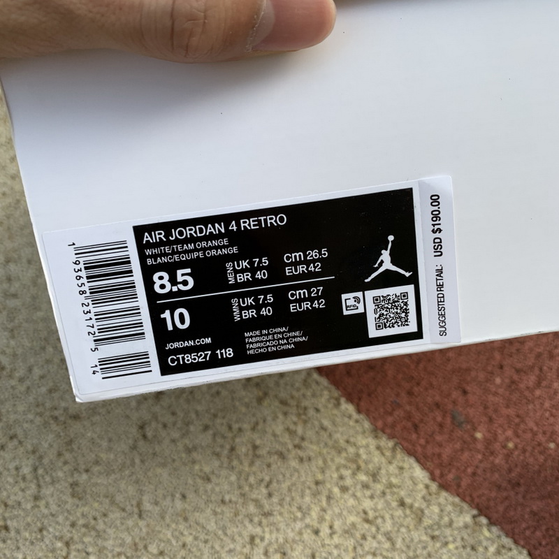 Air Jordan 4 “Orange Metallic”