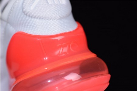 NIKE mens AIR MAX 270 WHITE HOT PUNCH