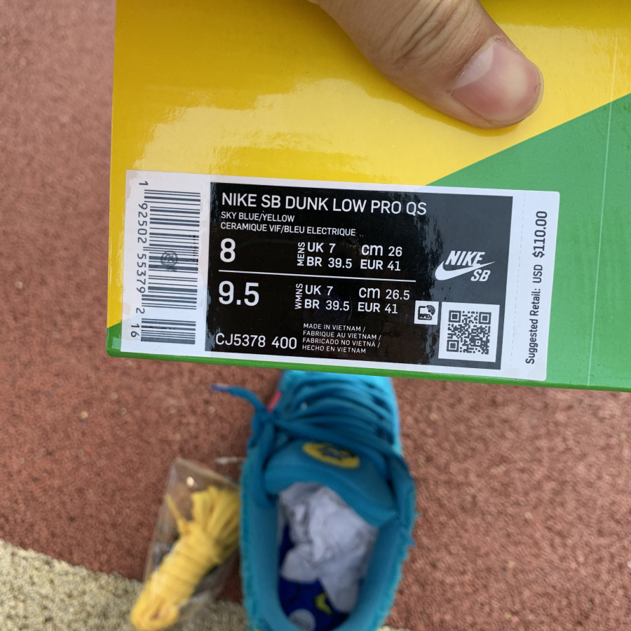 Grateful Dead x Nike SB Dunk Low “Blue Bear” GS