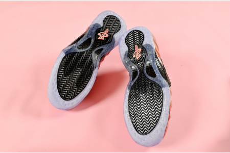 NIKE AIR FOAMPOSITE ONE RUST PINK white/ black