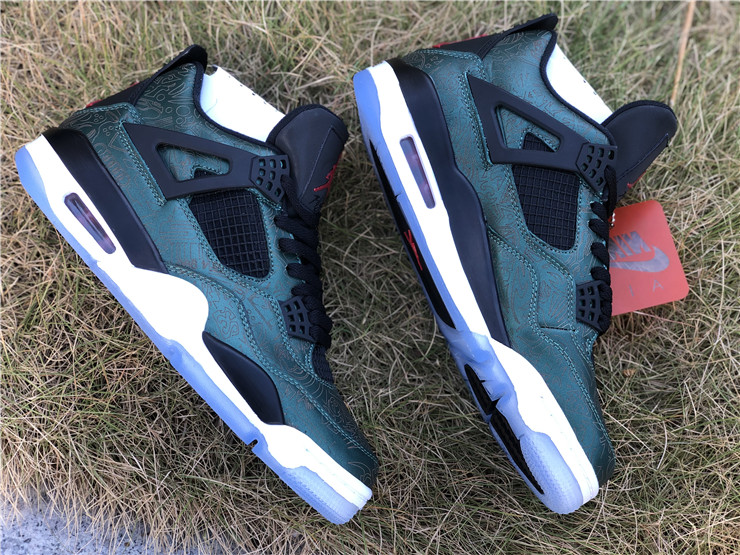 Air Jordan 4 Green Burst