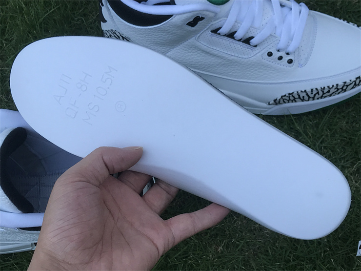 Air Jordan 3 Oregon White, Black and Green Ducks