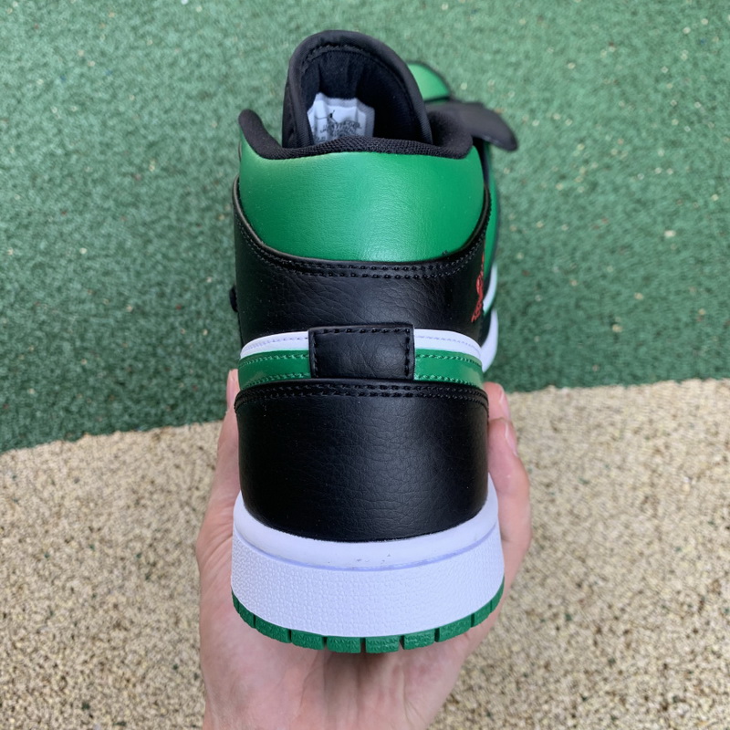 Jordan 1 Mid Green Toe