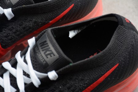 NikeLab Air VaporMax FlyknitBlack/Big Red womens