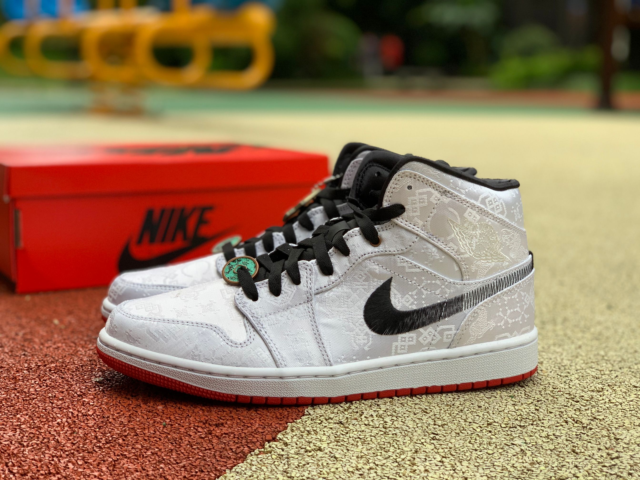 Jordan 1 Mid Fearless Edison Chen CLOT