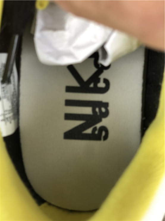 Undercover x Sacai x Nike LD Waffle ''White Yellow''